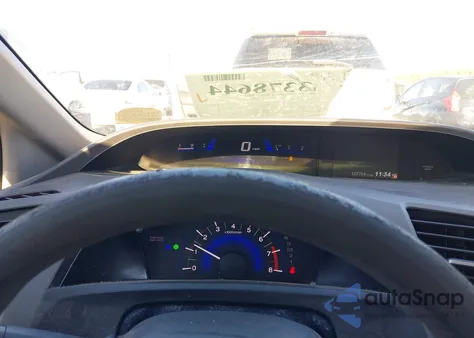 2012 Honda Civic Lx from USA, damaged, VIN 2HGFB2F5XCH605955